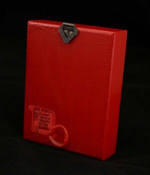 Saint Spyridon Icon polished gold miniature Orthodox