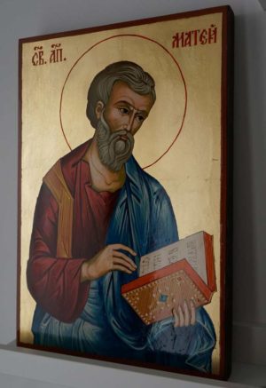 St Matthew the Apostle Large Hand Painted Byzantine Orthodox Icon