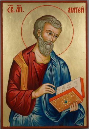 St Matthew the Apostle Large Hand Painted Byzantine Orthodox Icon