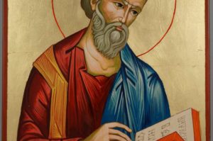 St Matthew the Apostle Large Hand Painted Byzantine Orthodox Icon