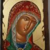 Theotokos Hand Painted Greek Orthodox Byzantine Icon