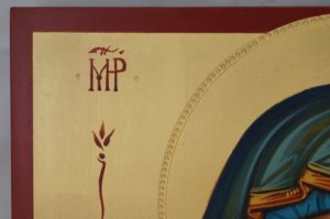 Theotokos Sweet Loving Hand Painted Icon Byzantine Orthodox