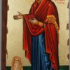Virgin Mary Panagia Gerontissa Hand Painted Greek Orthodox Icon