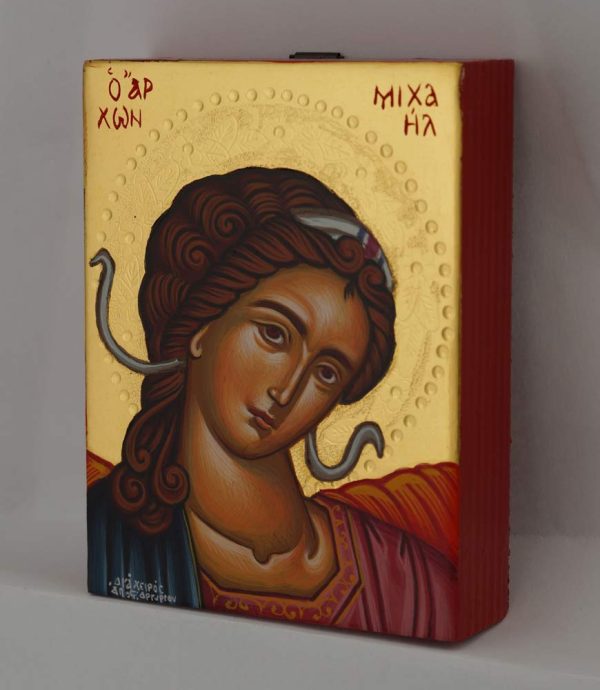 archangel michael miniature icon greek orthodox