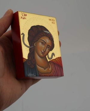 archangel michael miniature icon greek orthodox