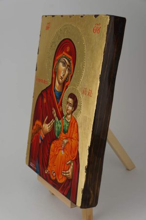 panagia portaitissa icon hand painted greek orthodox