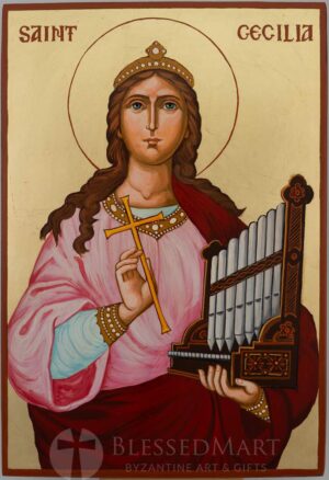 saint cecilia icon