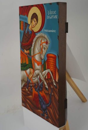 saint george victory bearer and wonderworker icon greek