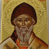 saint spyridon icon hand painted greek orthodox