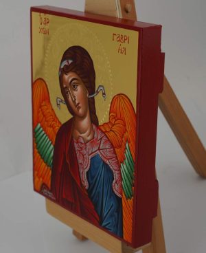 st archangel gabriel icon hand painted greek