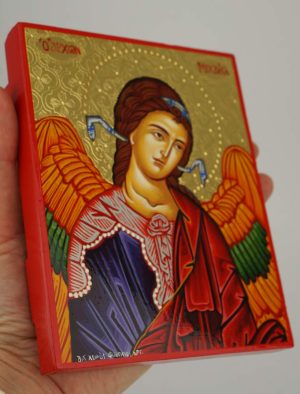st archangel michael icon hand painted greek orthodox