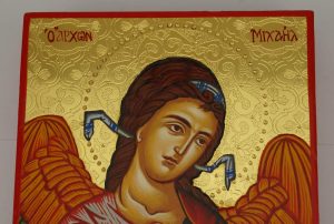 st archangel michael icon hand painted greek orthodox