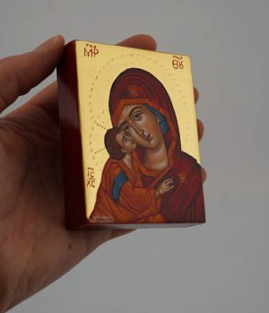 theotokos sweet loving miniature icon