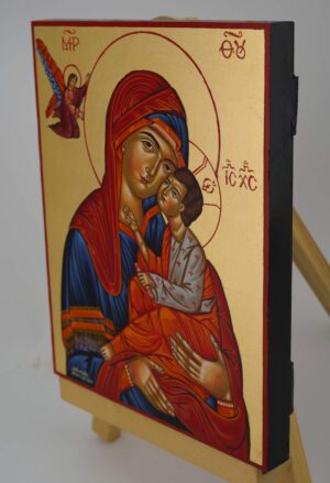 virgin mary tenderness icon hand painted orthodox