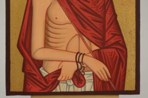 Christ the Bridegroom O Nymphios Icon small Hand Painted Orthodox