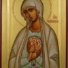 Our Lady of Fatima Hand Painted Roman Catholic Orthodox Icon on Wood