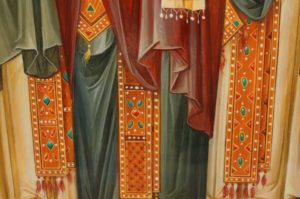 Three Holy Hierarchs full bodies Hand Painted Byzantine Orthodox Icon on Wood