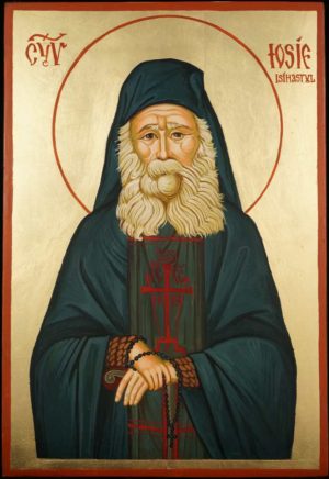 Elder Joseph the Hesychast Mount Athos Hand Painted Orthodox Icon