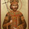 Emperor St Constantine XI Hand Painted Orthodox Icon