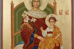 Our Lady of Walsingham Hand Painted Roman Catholic Anglican Icon