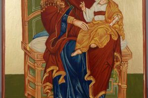 Our Lady of Walsingham Hand Painted Roman Catholic Anglican Icon