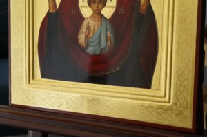 Our Lady of the Sign Icon Theotokos Oranta Hand Painted Orthodox Icon