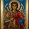 Saint Archangel Michael Hand Painted Icon on Wood Orthodox
