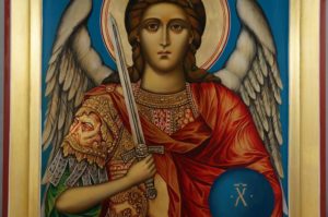 Saint Archangel Michael Hand Painted Icon on Wood Orthodox