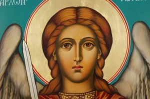 Saint Archangel Michael Hand Painted Orthodox Icon on Wood