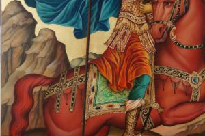 Saint Demetrios of Thessaloniki Hand Painted Orthodox Icon