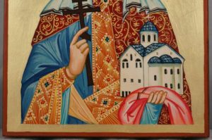 Saint Olga Grand Princess of Kiev Hand Painted Orthodox Icon