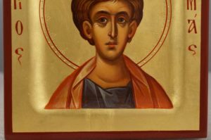 Saint Thomas the Apostle miniature Hand Painted Orthodox Icon