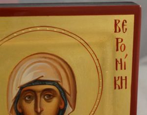 Saint Veronica miniature Hand Painted Orthodox Icon