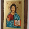 christ pantokrator icon small hand painted orthodox