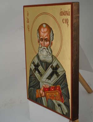 st athanasius the great icon hand painted orthodox