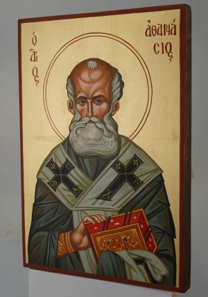 st athanasius the great icon hand painted orthodox