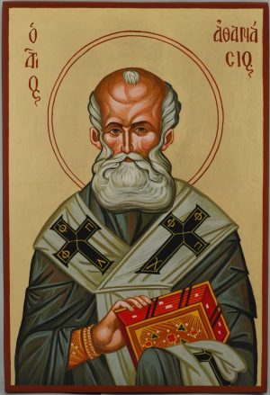 st athanasius the great icon hand painted orthodox