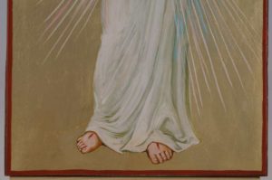 Christ Divine Mercy Icon Hand Painted Roman Catholic Icon