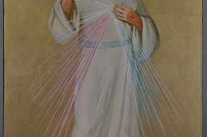 Christ Divine Mercy Icon Hand Painted Roman Catholic Icon