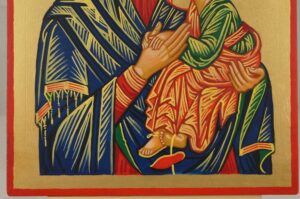 Our Lady of Perpetual Help OLPH Hand Painted Orthodox Icon on Wood