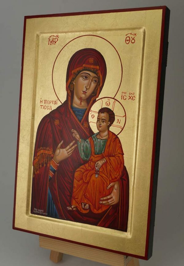 Panagia Portaitissa Icon Hand Painted Greek Orthodox