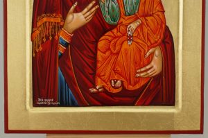 Panagia Portaitissa Icon Hand Painted Greek Orthodox