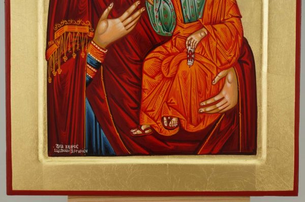 Panagia Portaitissa Icon Hand Painted Greek Orthodox