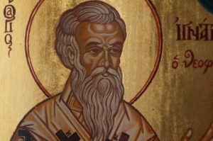 Saint Ignatius of Antioch Hand Painted Greek Orthodox Icon