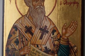 Saint Ignatius of Antioch Hand Painted Greek Orthodox Icon
