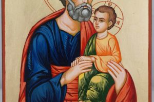 Saint Joseph Hand Painted Orthodox Icon on Wood