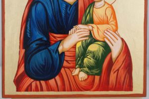 Saint Joseph Hand Painted Orthodox Icon on Wood