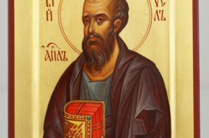 Saint Paul the Apostle Icon Hand Painted Byzantine Orthodox