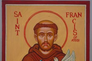 St Francis of Assisi Hand Painted Icon