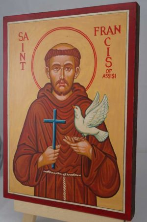 St Francis of Assisi Hand Painted Icon